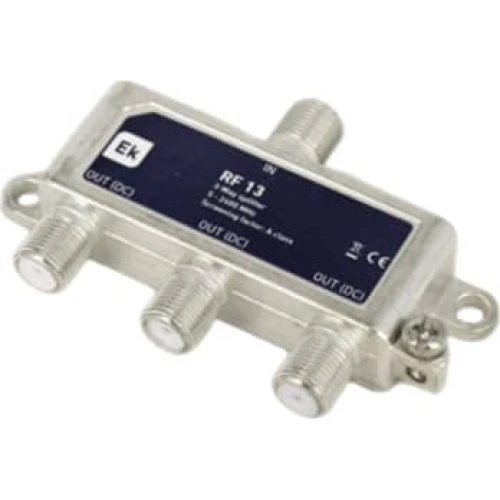 RF13 3-vejs signalfordeler 5-2400MHz 7dB DC Pass