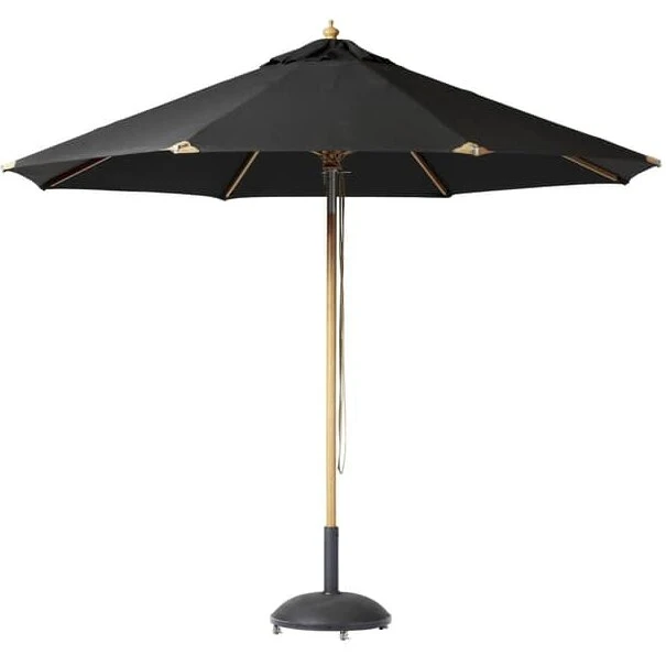 Cinas - Pomino parasol Ø3,3 m sort olefin