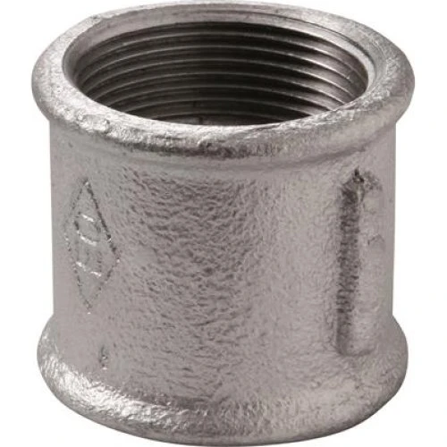 Muffe galv. 1" - Varmgalvaniseret stål-fittings