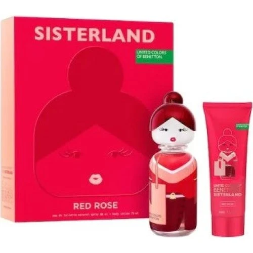 Benetton Sisterlan Rosso Parfume - 80 ml + 75 ml