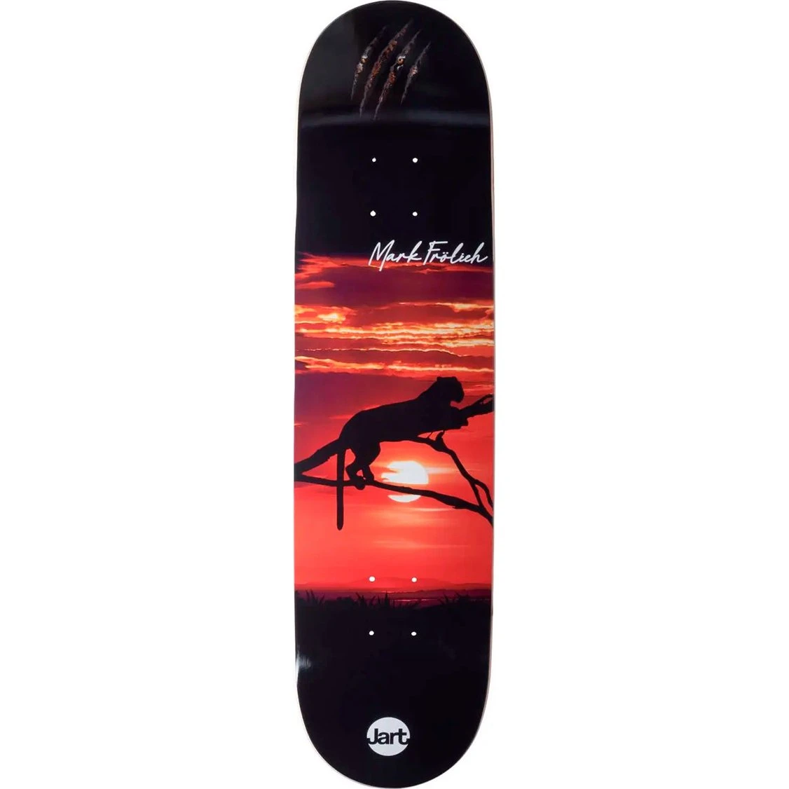 Jart Mark Frolich Pro Skateboard Deck 8" - Tiger Sunset