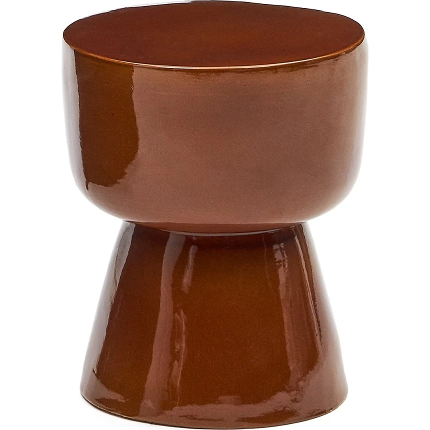 Kave Home Mesquida sidebord i terracotta fibercement, 36 cm