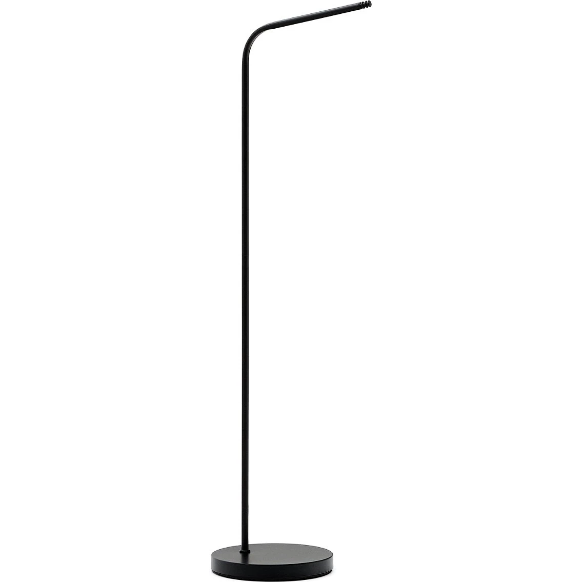 Kave Home Nali udendørs gulvlampe i sort metal, 149 cm