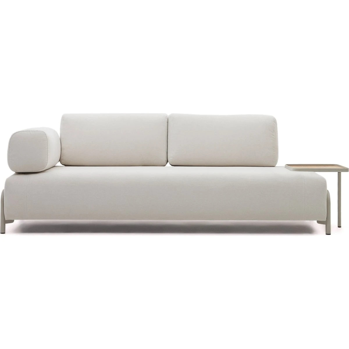 Kave Home Compo 3-personers sofa i beige chenille (232 cm)