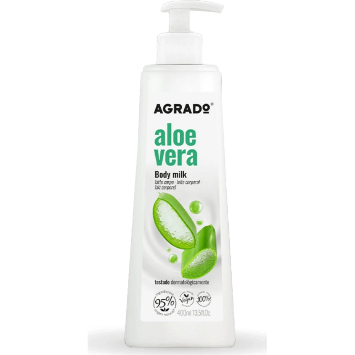 Agrado Aloe Vera kropsmælk 400ml