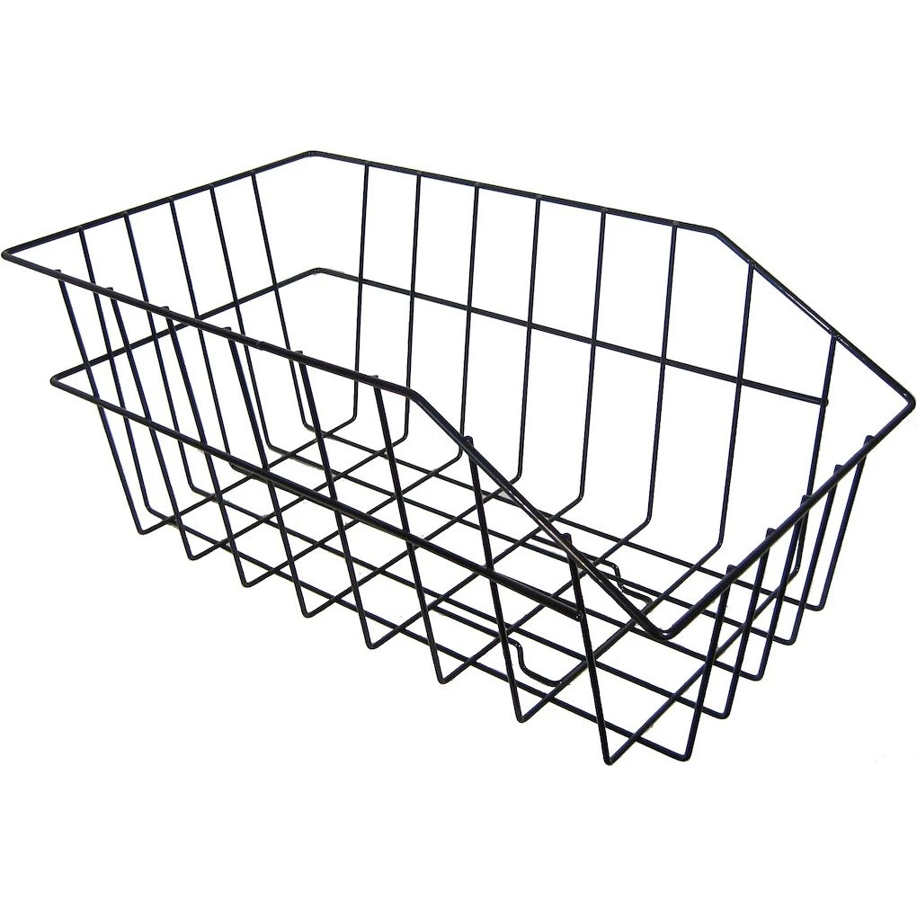 FORCE Cykelkurv til bagagebærer Large Sort