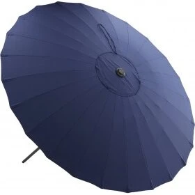 Venture Design Palmetto parasol Ø270 cm – sort/blå