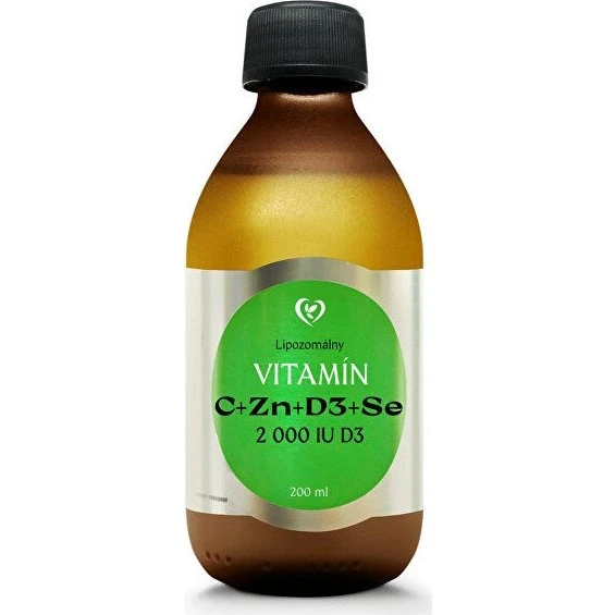 Zdravý svet Liposomalt C-vitamin + D3 + Zink + Selen 200 ml