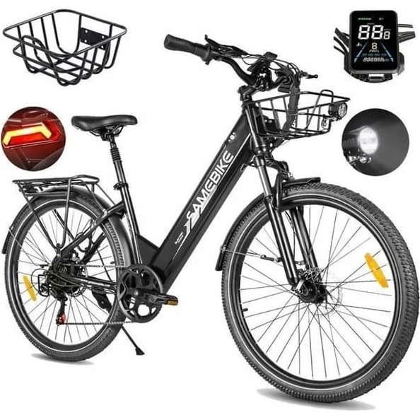 Samebike RS-A01 Pro Elcykel - 1000W - Sort