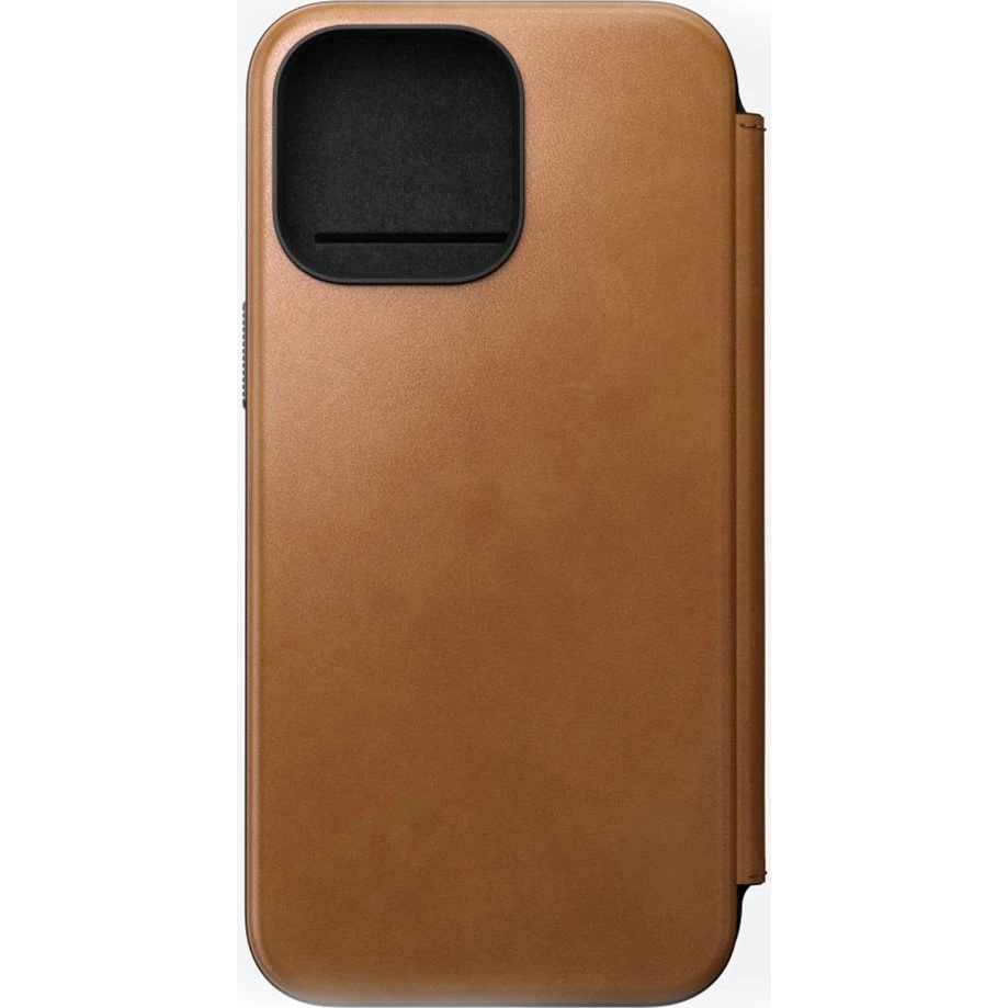 Nomad Modern Leather Folio til iPhone 15 Pro Max - English Tan