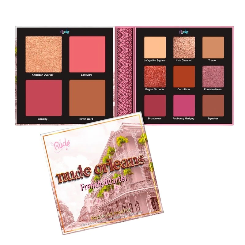RUDE Cosmetics Nude Orleans Face & Eye Palette