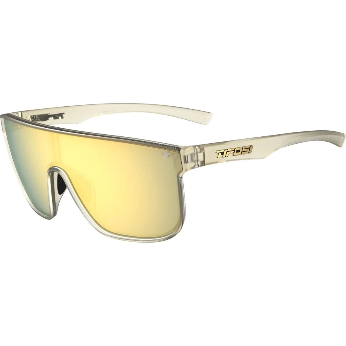 Tifosi Sanctum XL Cykelbriller - Satin Citrus Smoke - Yellow Mirror