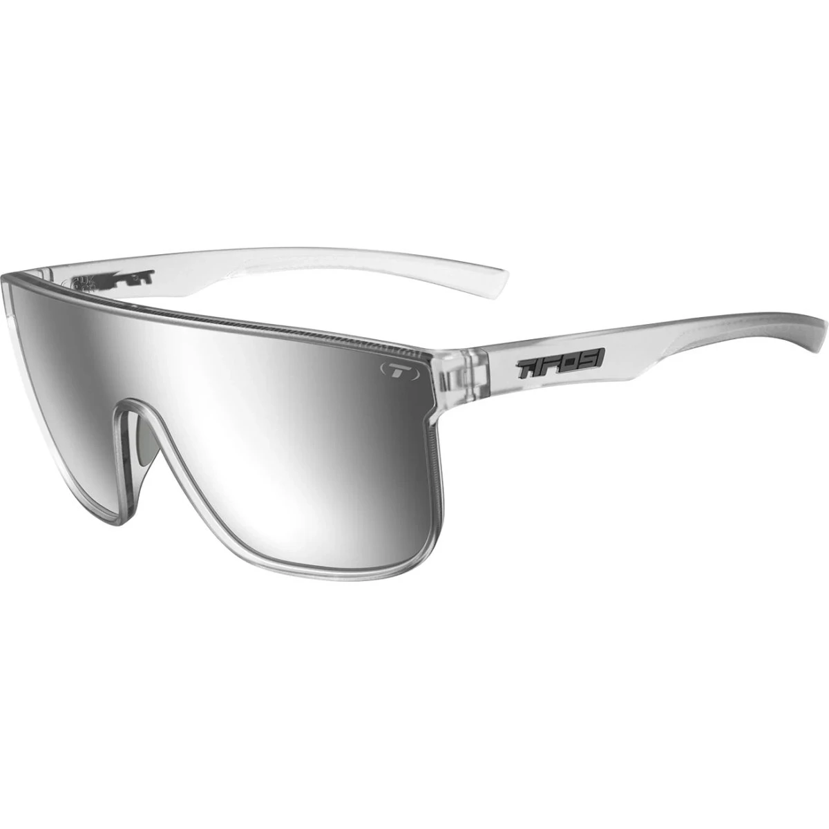 Tifosi Sanctum XL Cykelbriller - Satin Clear - Silver Mirror