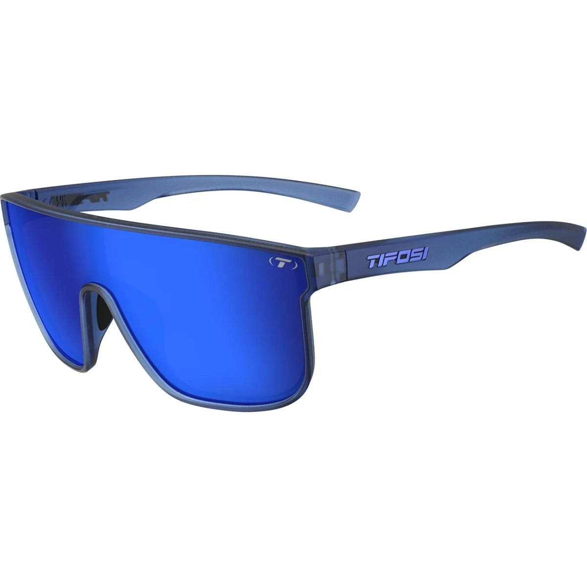 Tifosi Sanctum XL Cykelbriller - Midnight Vapor Cobalt Blue Mirror