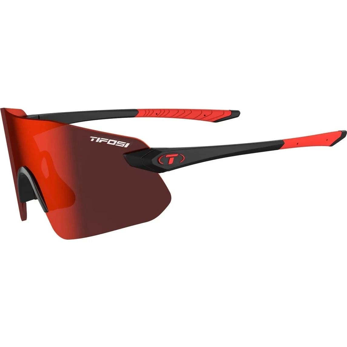 Tifosi Vogel SL Cykelbriller - Red - Smoke Red Mirror