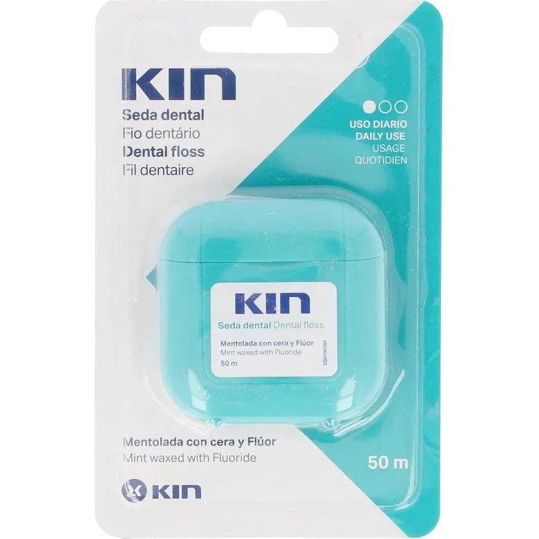 Kin Tandtråd med fluor og mynte, 50 ml