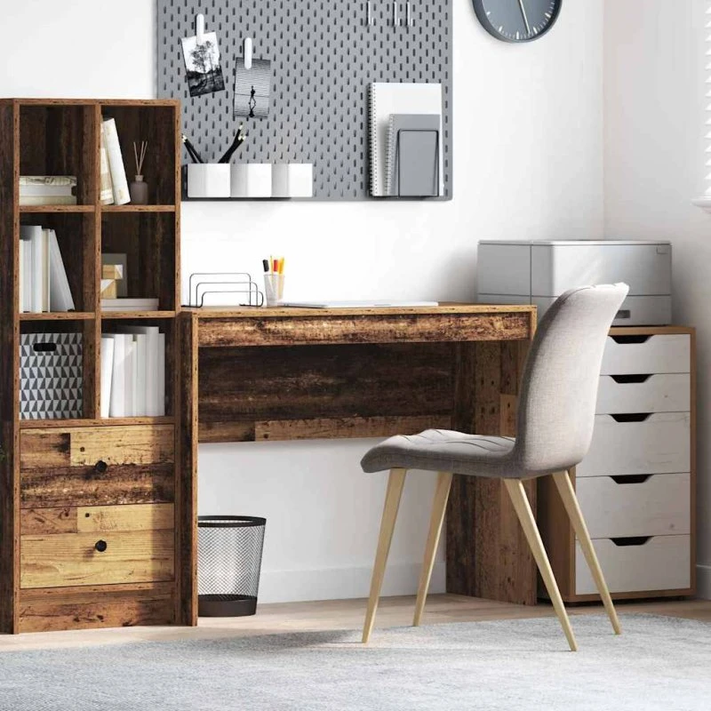 Skrivebord i gammelt træ 100×40×76 cm