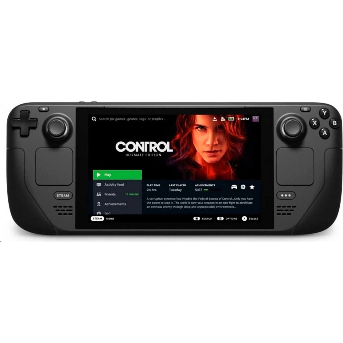 Steam Deck Konsol 512GB med Bluetooth og WiFi