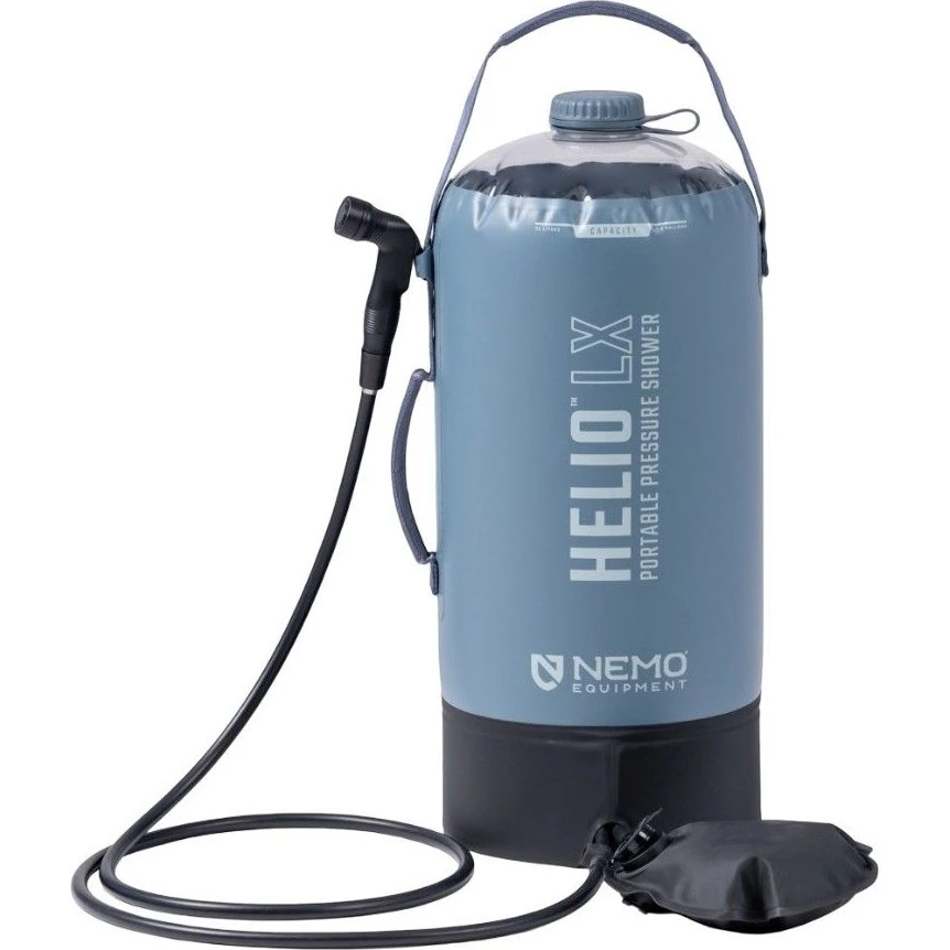 Nemo Helio LX Pressure Shower - Lyseblå
