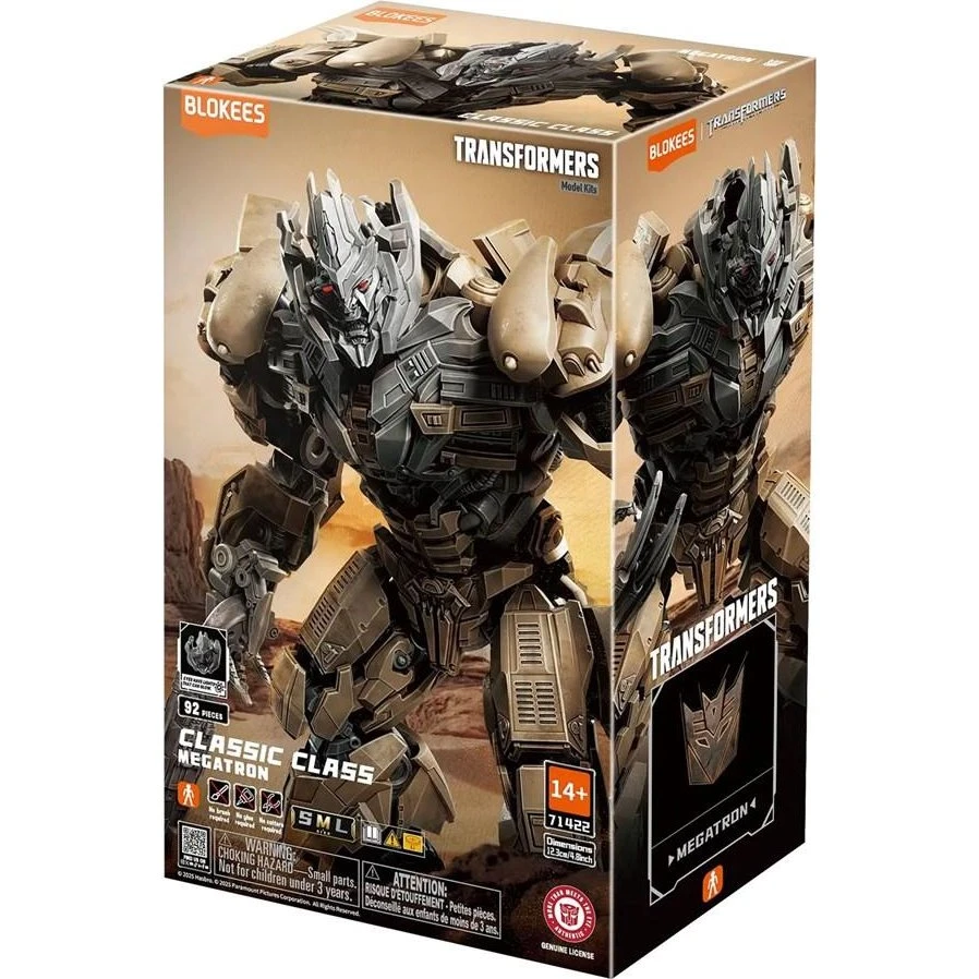 BLOKEES Transformers Classic Class 22 - Megatron Modelsæt