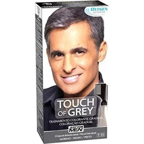 Just For Men Comb Touch of Brown Grå Sort 40g