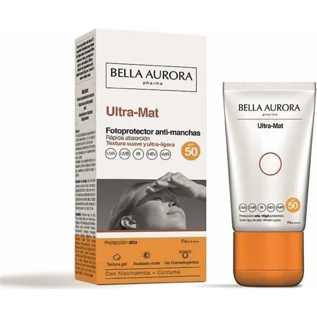 Bella Aurora Ultra-Mat Anti-Spot Solcreme SPF50 50ml