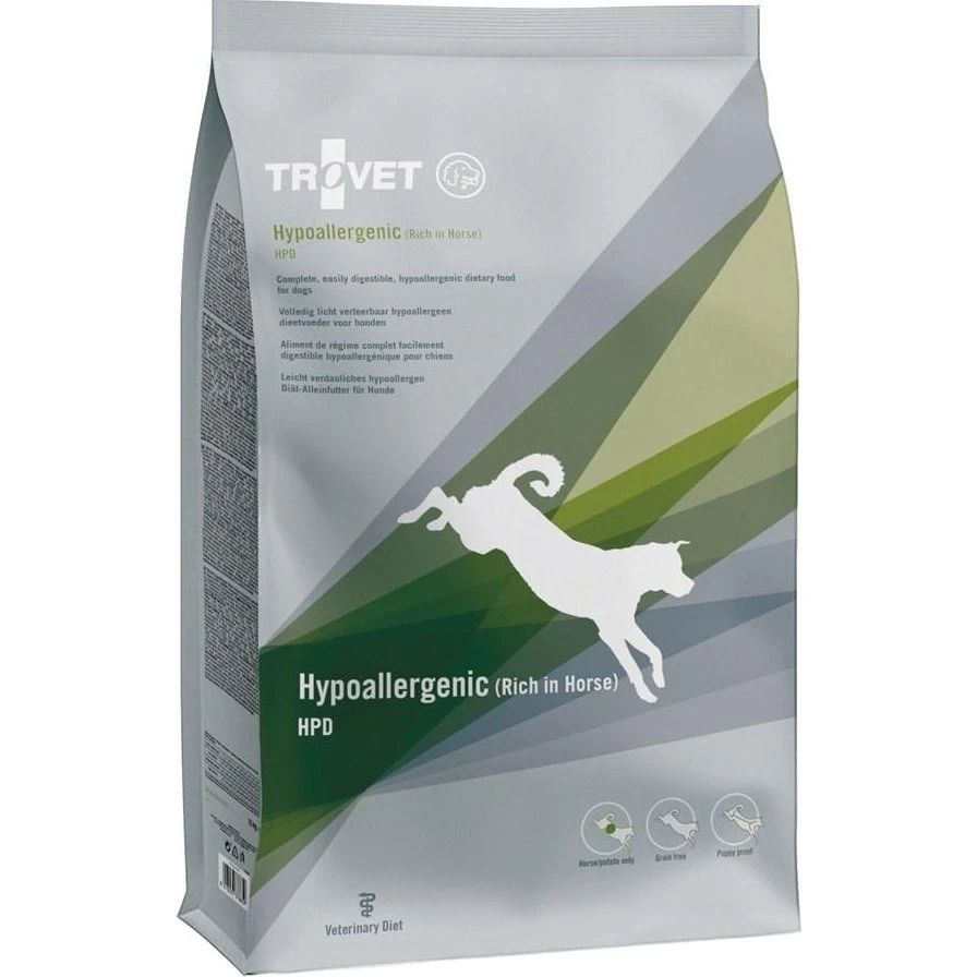 TROVET Hypoallergenic HPD Horse Tørfoder til hunde - 3 kg