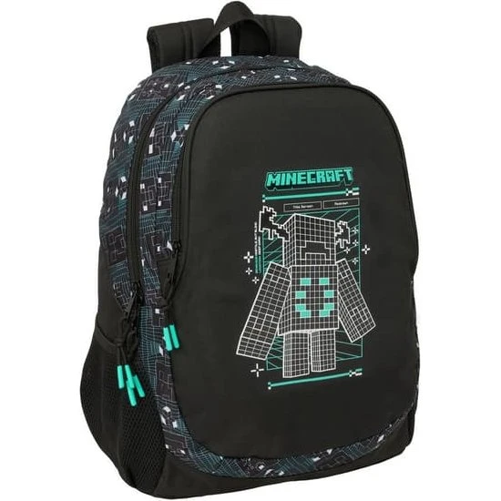 Minecraft Screen Rygsæk, 44 cm - Adaptabel til kuffert