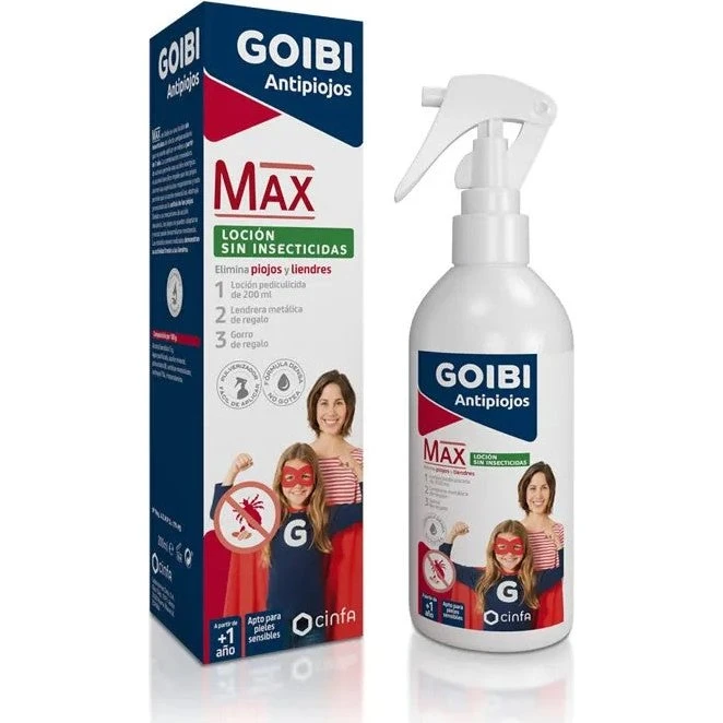 Cinfa Goibi Antipiojos MAX Lotion 200 ml - Uden insekticider