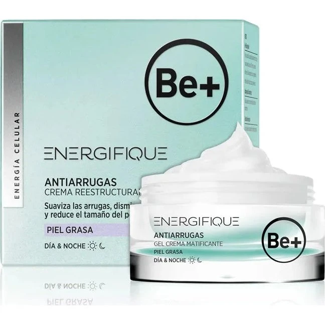 BE+ Energifique Anti-Rynkecreme til fedtet hud, 50ml