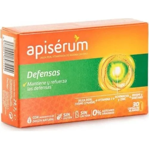 Apiserum Defensas Kapsler - Immunstøtte med Gelée Royale