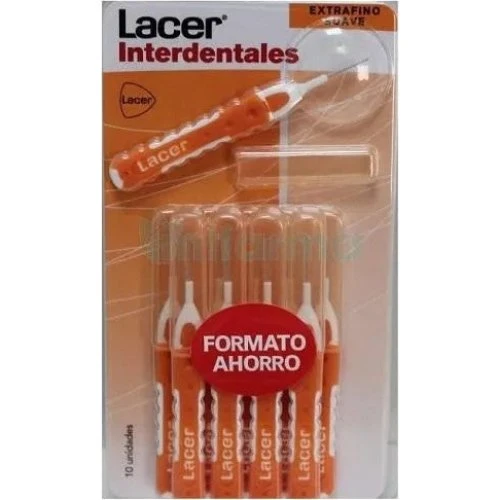 Lacer Interdentalbørster Straight Extra-Fine 0,5 mm - 10 stk