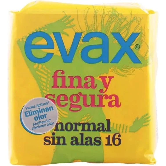 Evax Fine og sikre Normale hygiejnebind 16 stk.