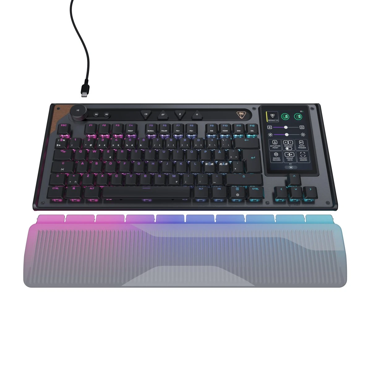Turtle Beach Command KB7 TKL Gaming Tastatur - Sort
