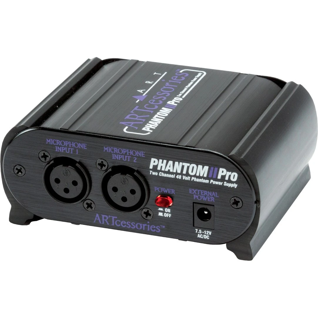 ART Phantom II Pro - 2 Kanals 48V Phantom Power Strømforsyning