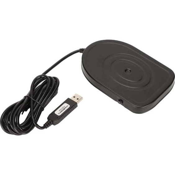 USB Fodpedal til PC – Multimedie & Gaming i robust metal