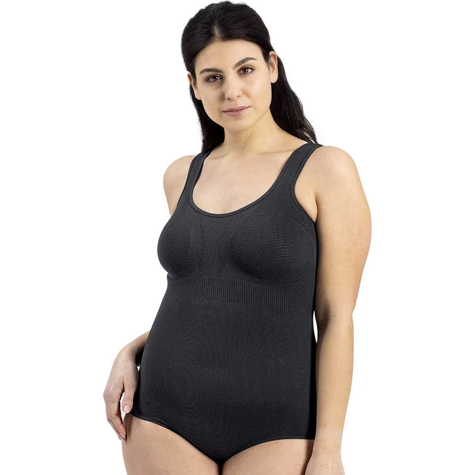 Solidea Silver Wave Body Skin Kompressionsbody - Sort, 4L