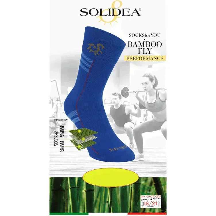 Solidea Bambusflue Performance Kompressionsstrømper 18-24 mmHg