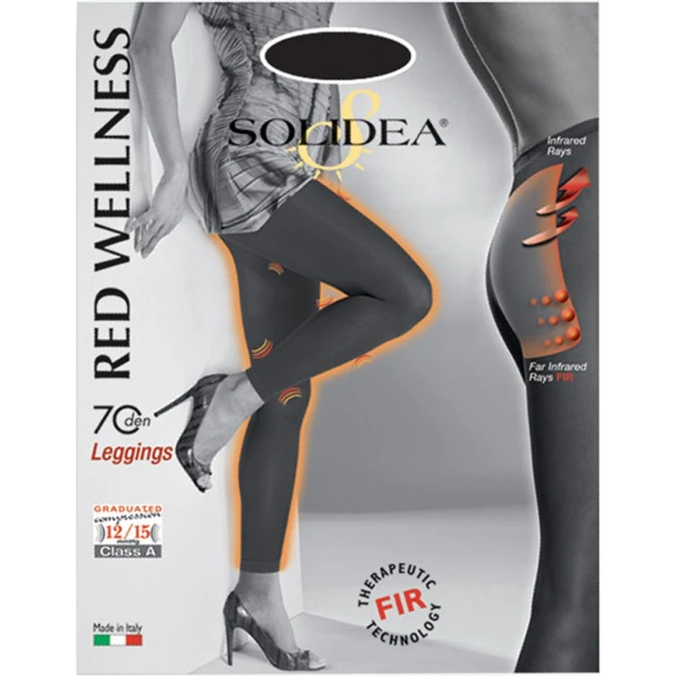 Solidea Red Wellness 70 Den Leggings - Kompression 12-15 mmHg