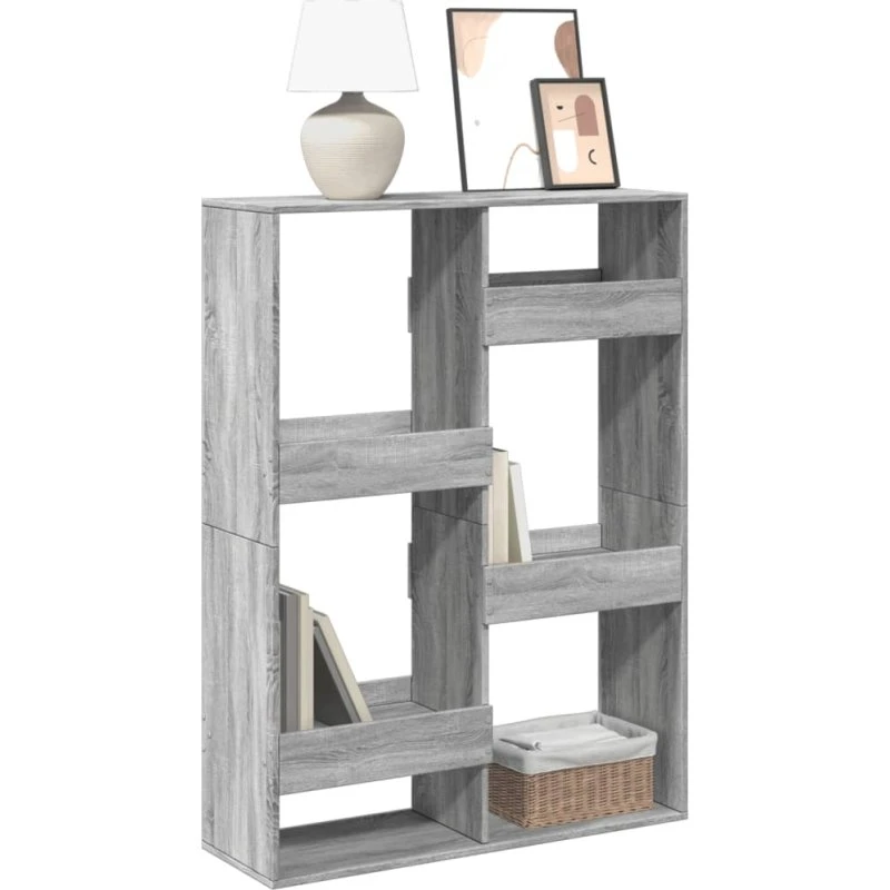 Bogreol 100x33x135 cm - Sonoma egeffekt, konstrueret træ