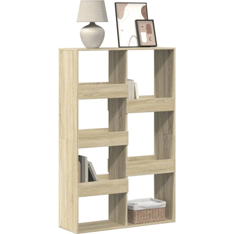 Bogreol 100x33x155,5 cm – Sonoma-eg, konstrueret træ