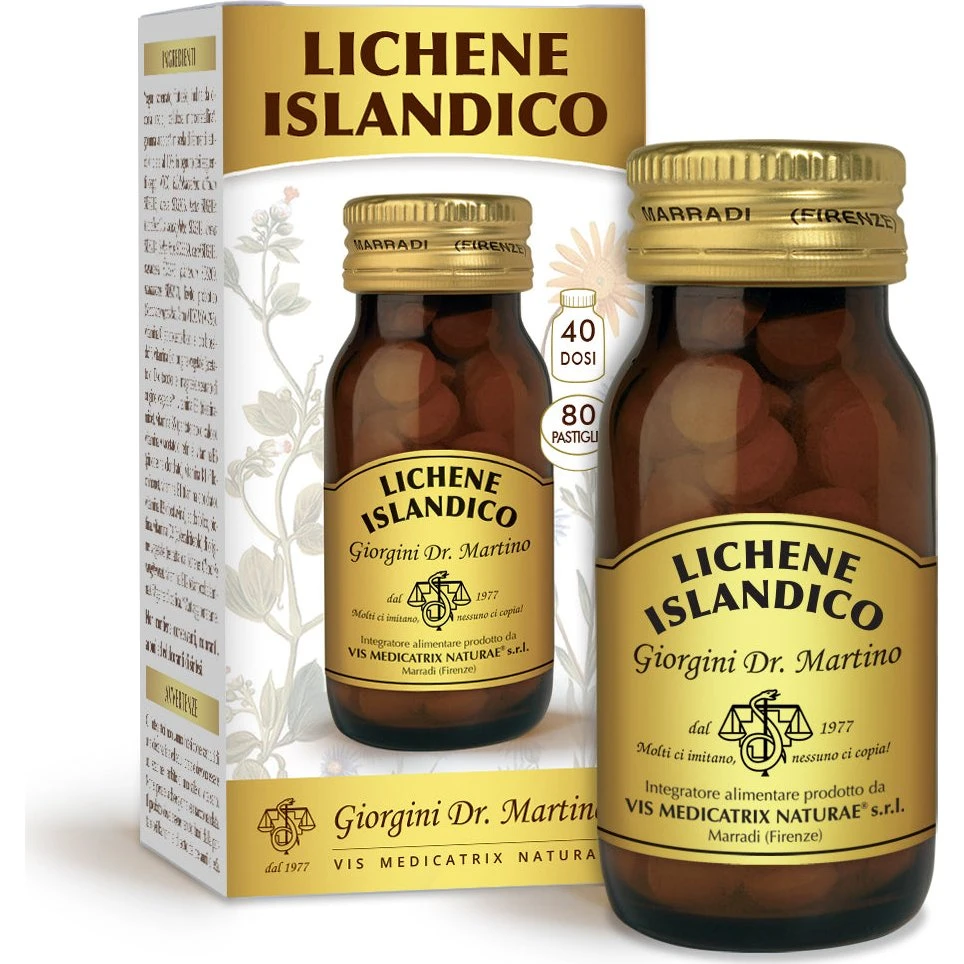 Dr. Giorgini Islandsk Lav 500 mg - 80 tabletter