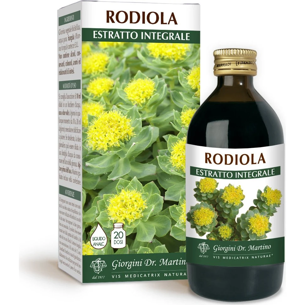 Dr. Giorgini Rhodiola Helekstrakt - Ikke-alkoholisk væske 200ml