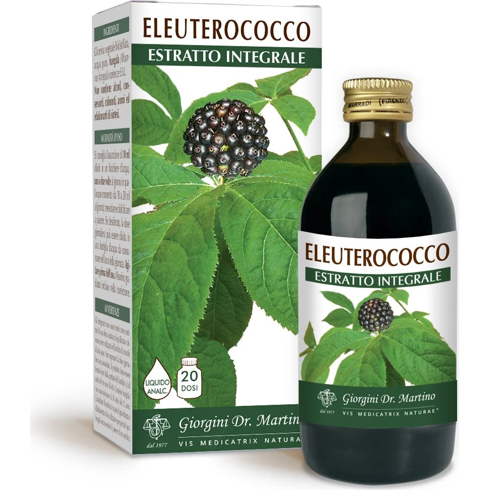 Dr Giorgini Eleutherococcus Helekstrakt 200ml (Ikke-alkoholisk)