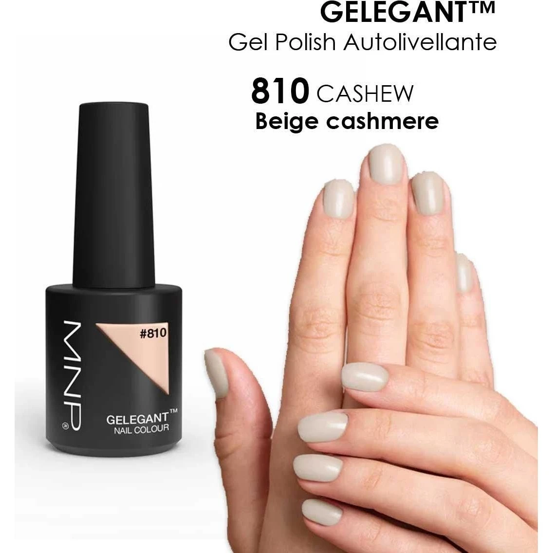 MNP Mesauda Gelegant Gel Neglelak 8ml - 810 Cashewnødder