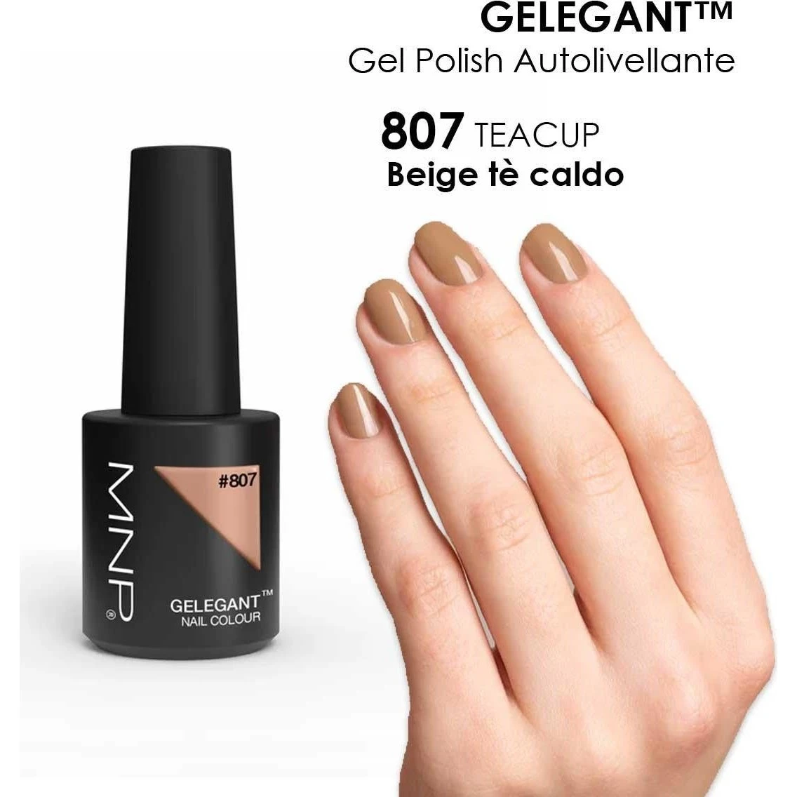 MNP Mesauda Gelegant Gel Neglelak 8ml - 807 Teacup