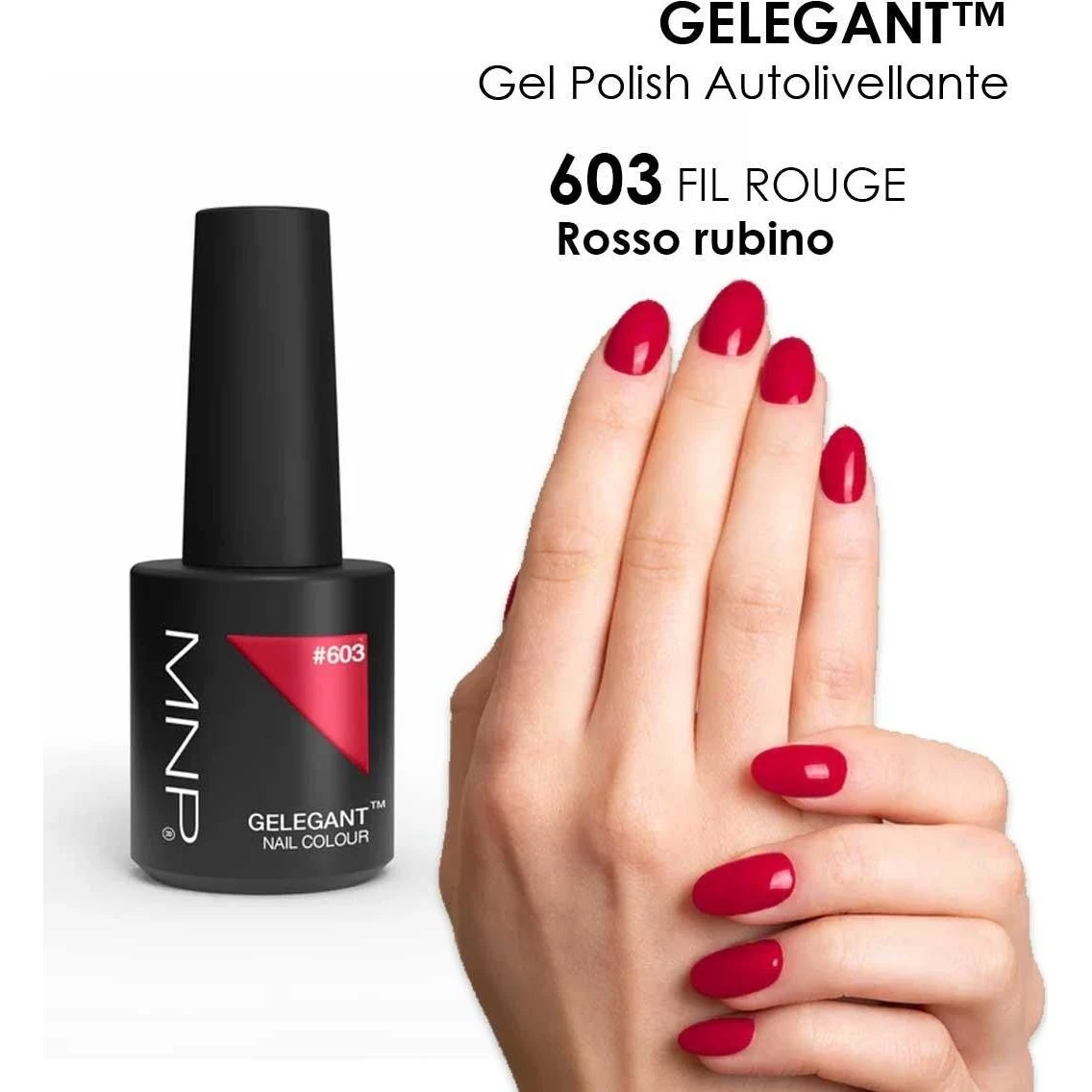 MNP Mesauda Gelegant Gel Neglelak 603 Fil Rouge 8ml
