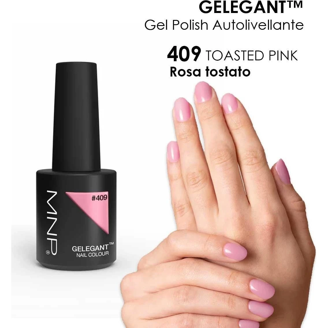 MNP MESAUDA GELEGANT Gel Neglelak 8ml - 409 Toasted Pink