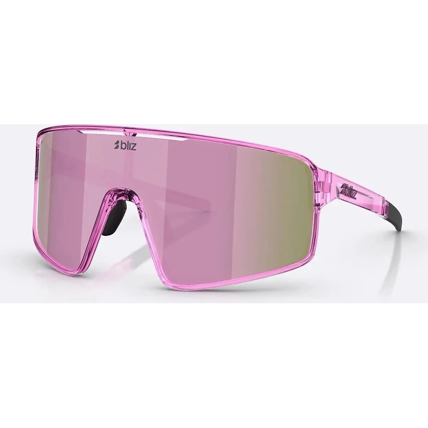 Bliz P001 Large Cykelbriller - Transparent Pink/Brown/Rose Multi