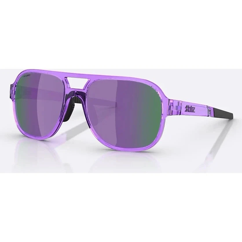 Bliz A006 XL Cykelbriller - Transparent Purple/Smoke